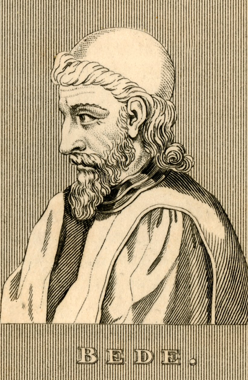 Bede, 672-735, 1830. autorstwa Unbekannt