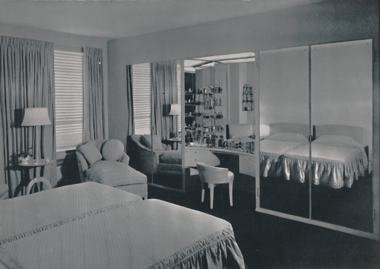 Sypialnia zaprojektowana przez Jamesa F. Eppensteina, Chicago, 1942 autorstwa Unbekannt