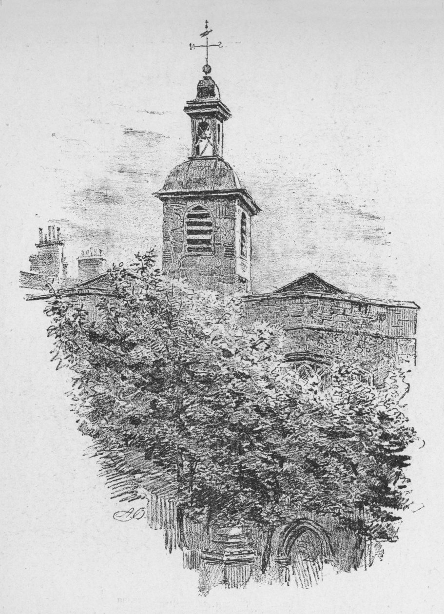 Dzwonnica, kościół św. Heleny, 1890 autorstwa Unbekannt
