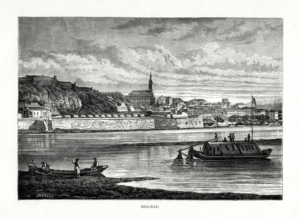 Belgrad, Serbia i Czarnogóra, 1879 autorstwa Unbekannt