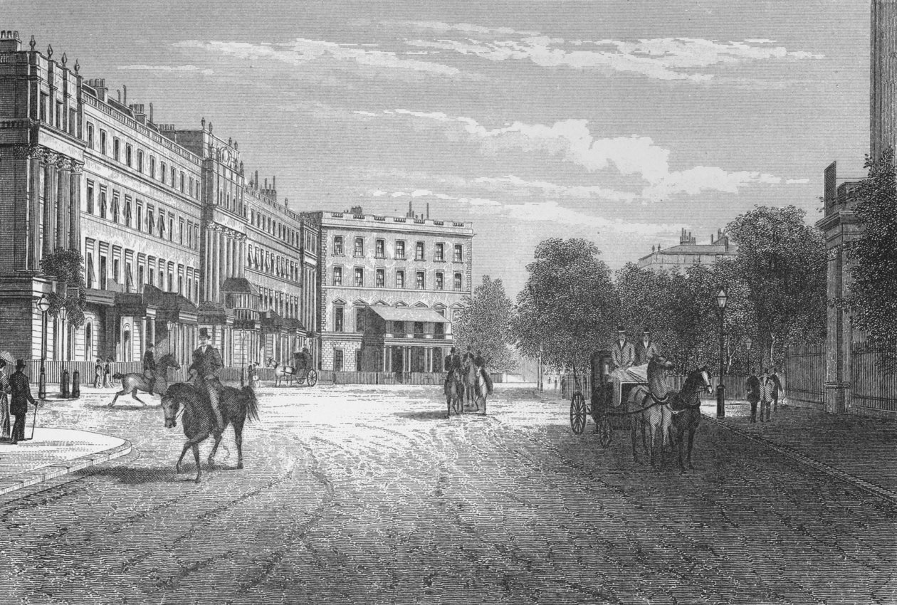 Belgrave Square, Westminster, Londyn, c1850 1878 autorstwa Unbekannt