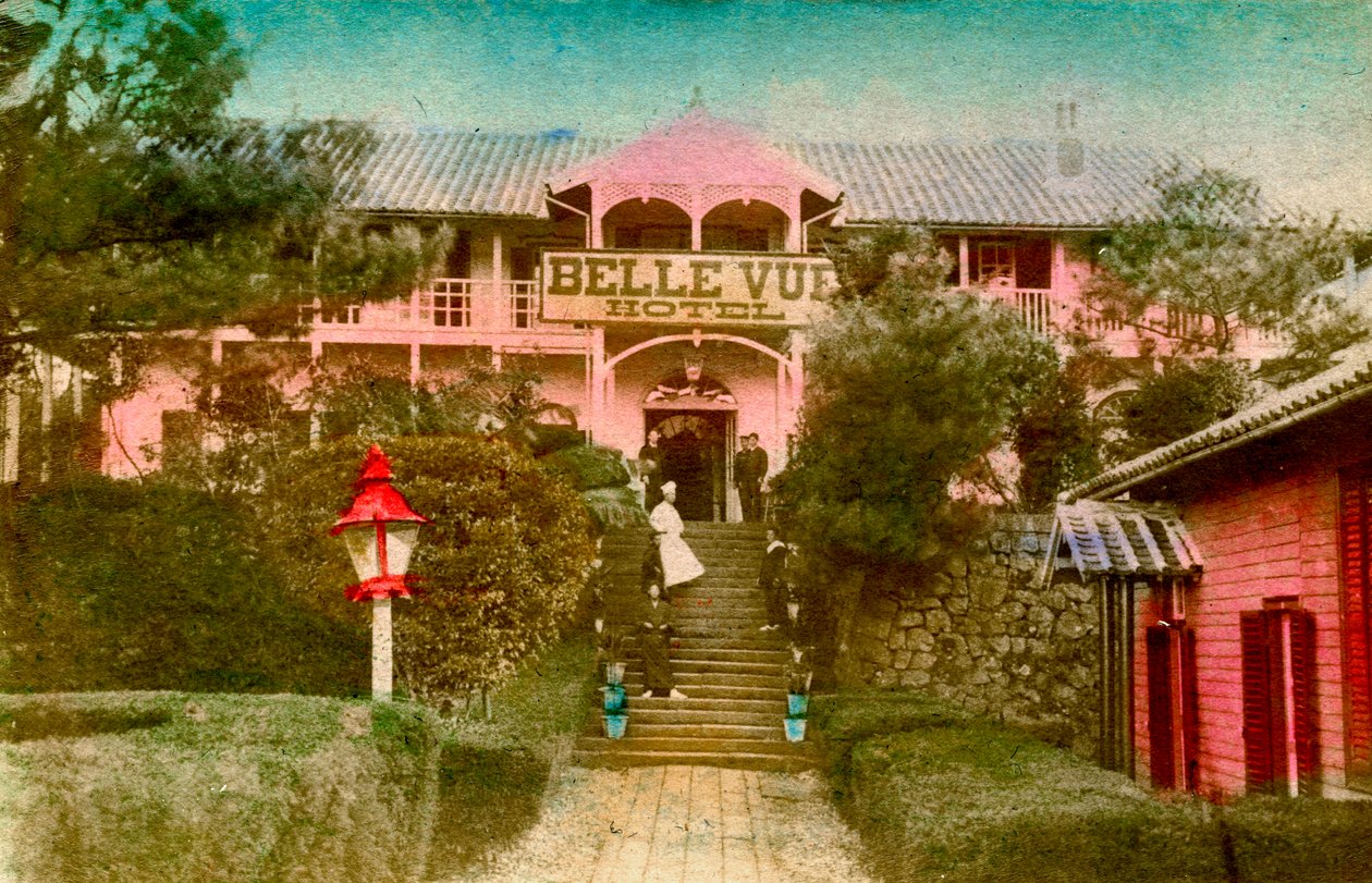 Belle Vue Hotel, Nagasaki, Japonia, przed 1920 autorstwa Unbekannt