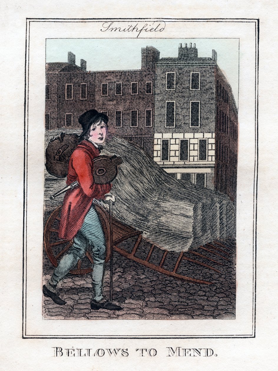 Mieszek do Menda, Smithfield, Londyn, 1805 autorstwa Unbekannt