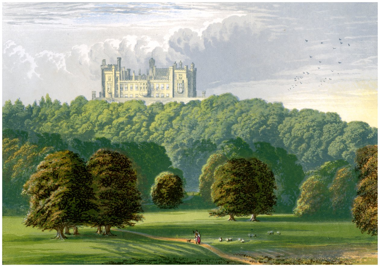 Zamek Belvoir, Leicestershire, dom księcia Rutland, ok. 1880 r autorstwa Unbekannt