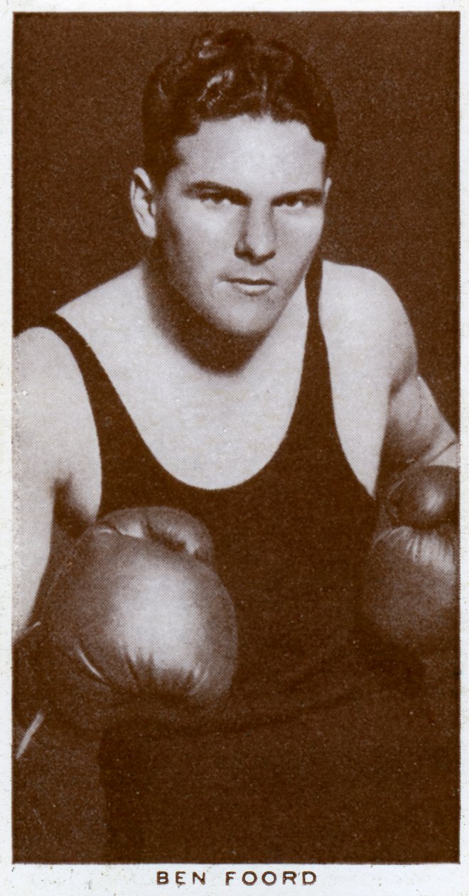 Ben Foord, bokser z RPA, 1938 autorstwa Unbekannt