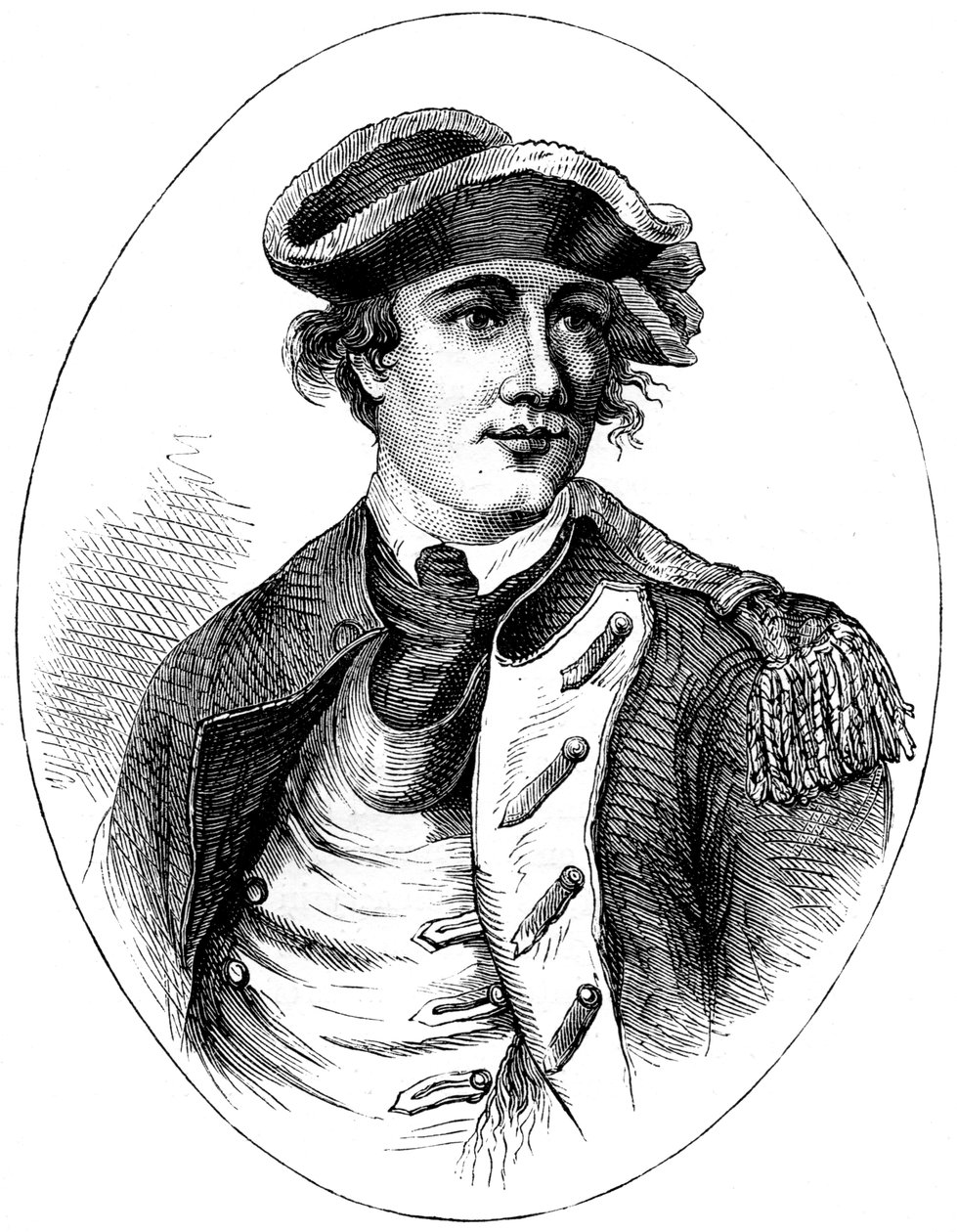 Benedict Arnold, generał wojny o niepodległość Stanów Zjednoczonych, ok. 1880 r autorstwa Unbekannt