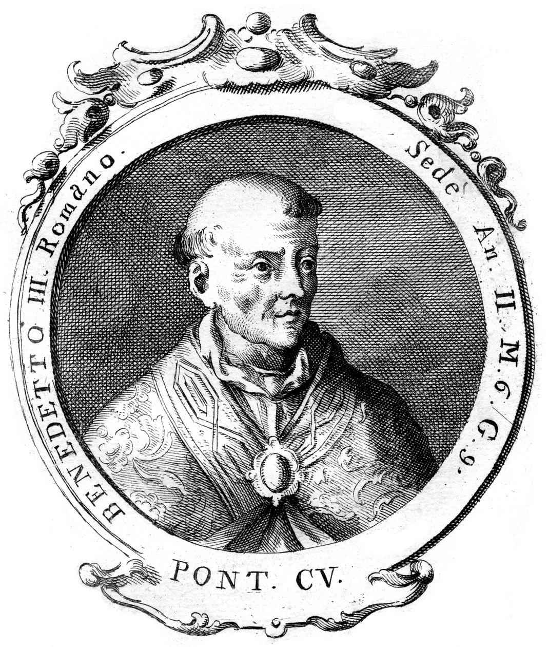 Benedykt III, Papież Kościoła Katolickiego autorstwa Unbekannt