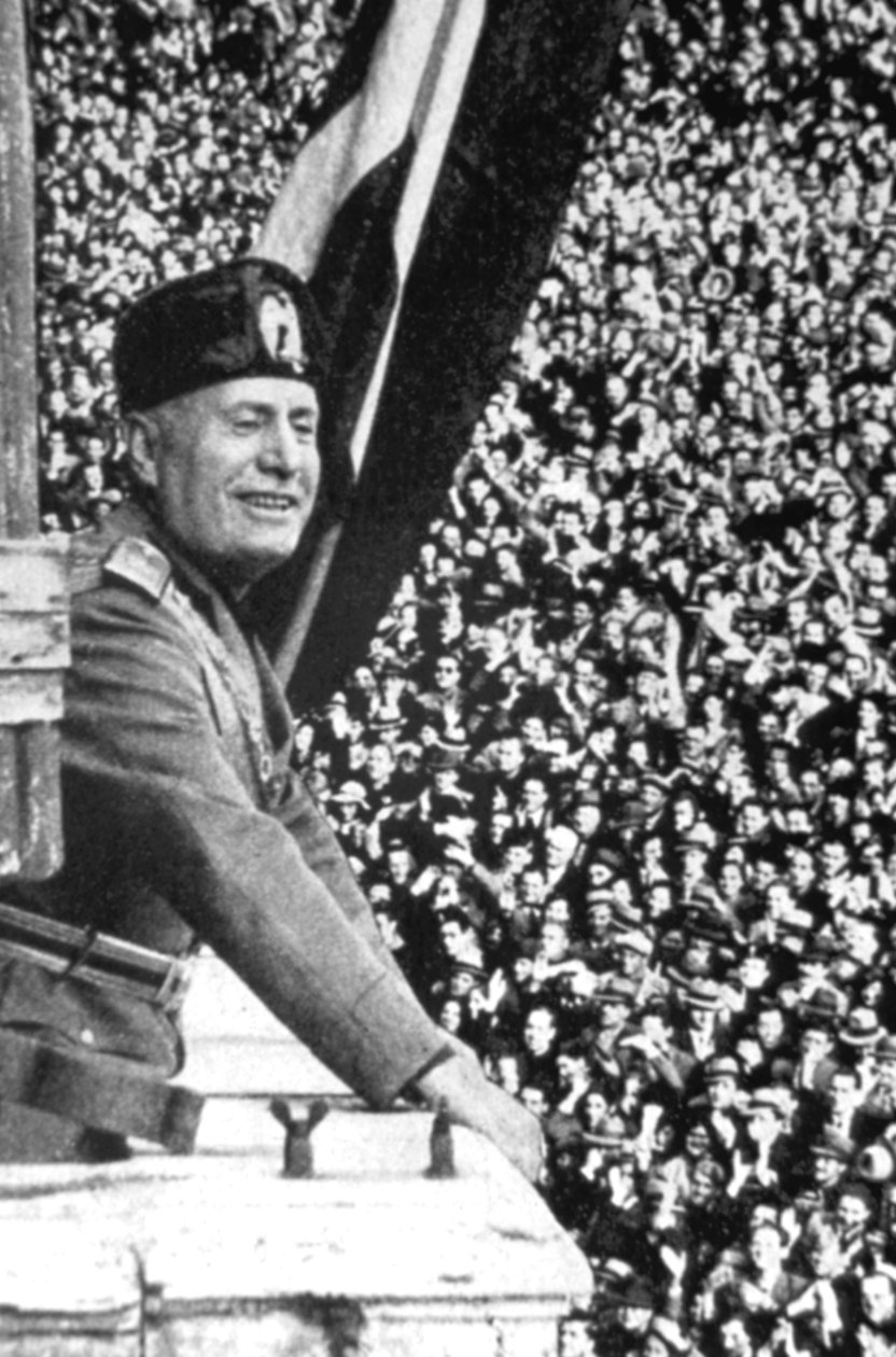 Benito Mussolini 1883-1945, włoski faszystowski dyktator autorstwa Unbekannt