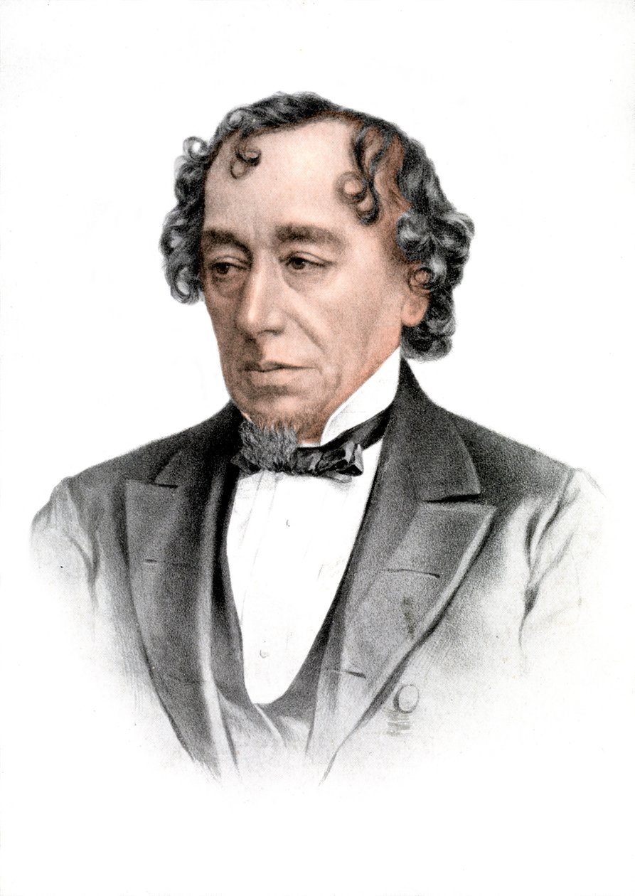 Benjamin Disraeli, XIX-wieczny angielski mąż stanu i literat, 1905 autorstwa Unbekannt