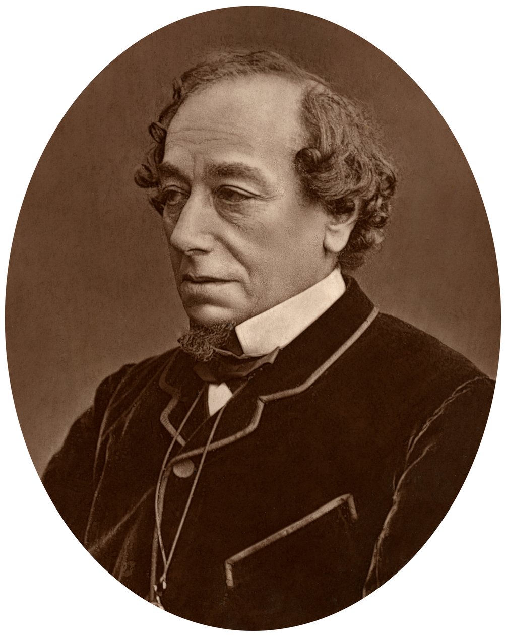 Benjamin Disraeli, hrabia Beaconsfield, premier, 1881 r autorstwa Unbekannt
