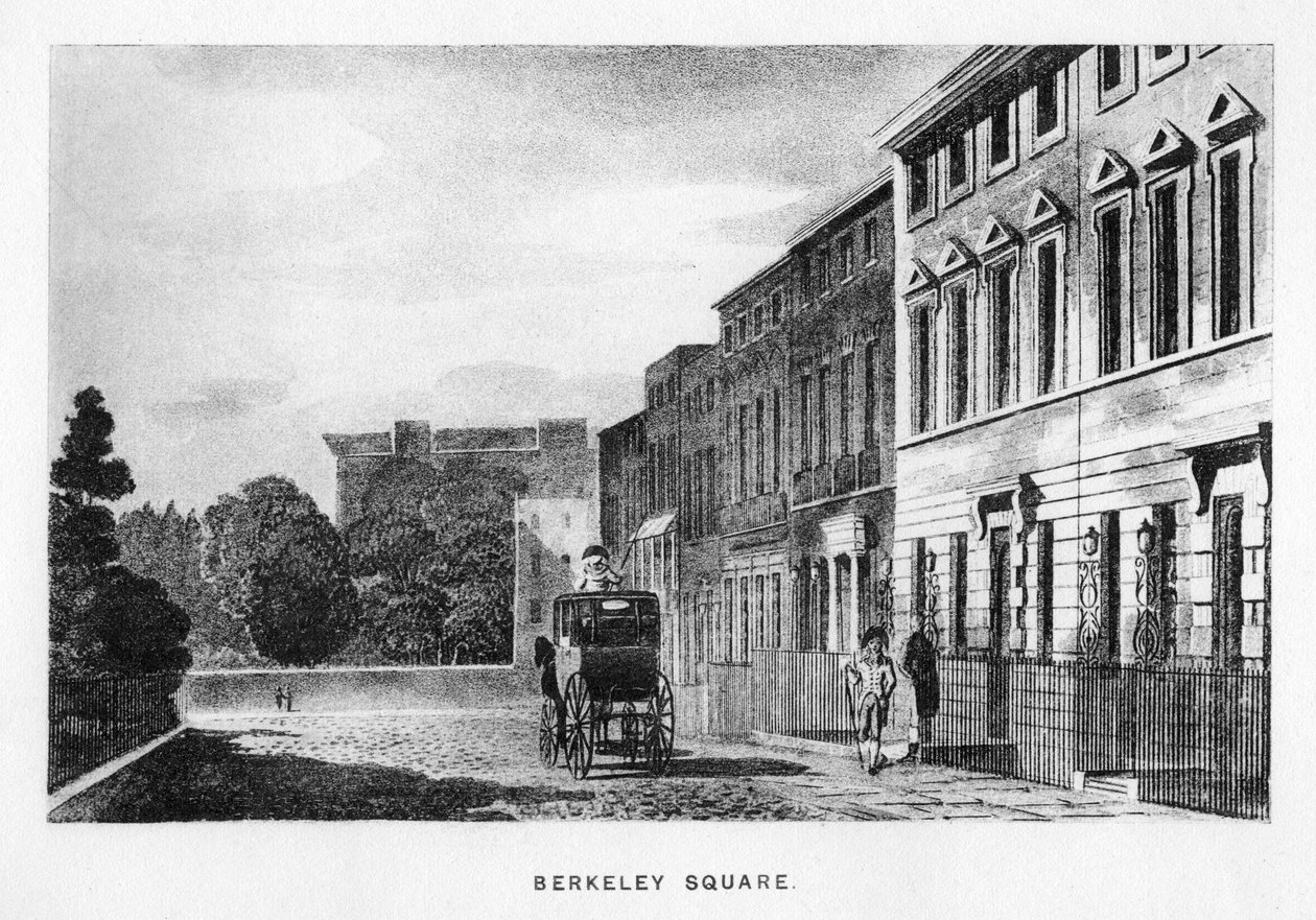 Berkeley Square, Londyn, XVIII w. 1907 autorstwa Unbekannt