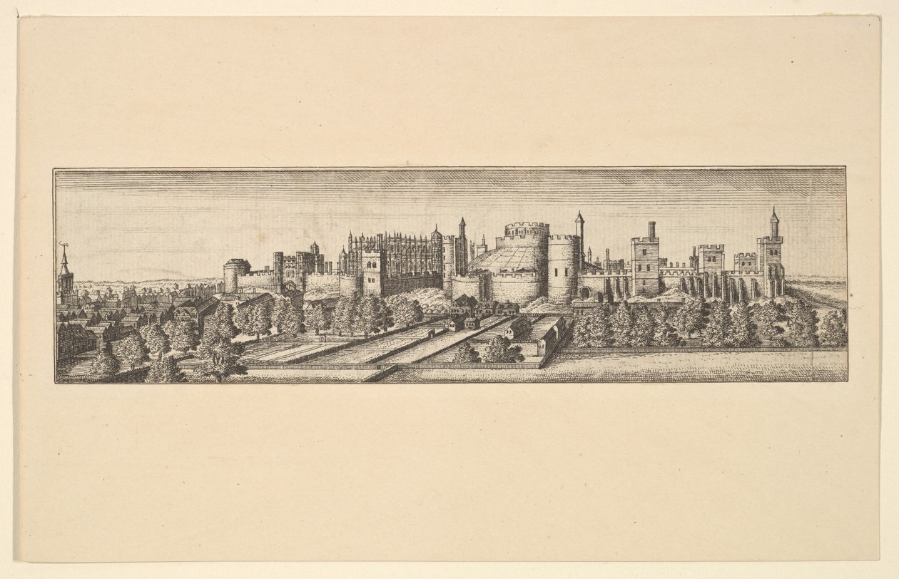 Berkshire, z zamkiem Windsor, po 1666 r. autorstwa Unbekannt