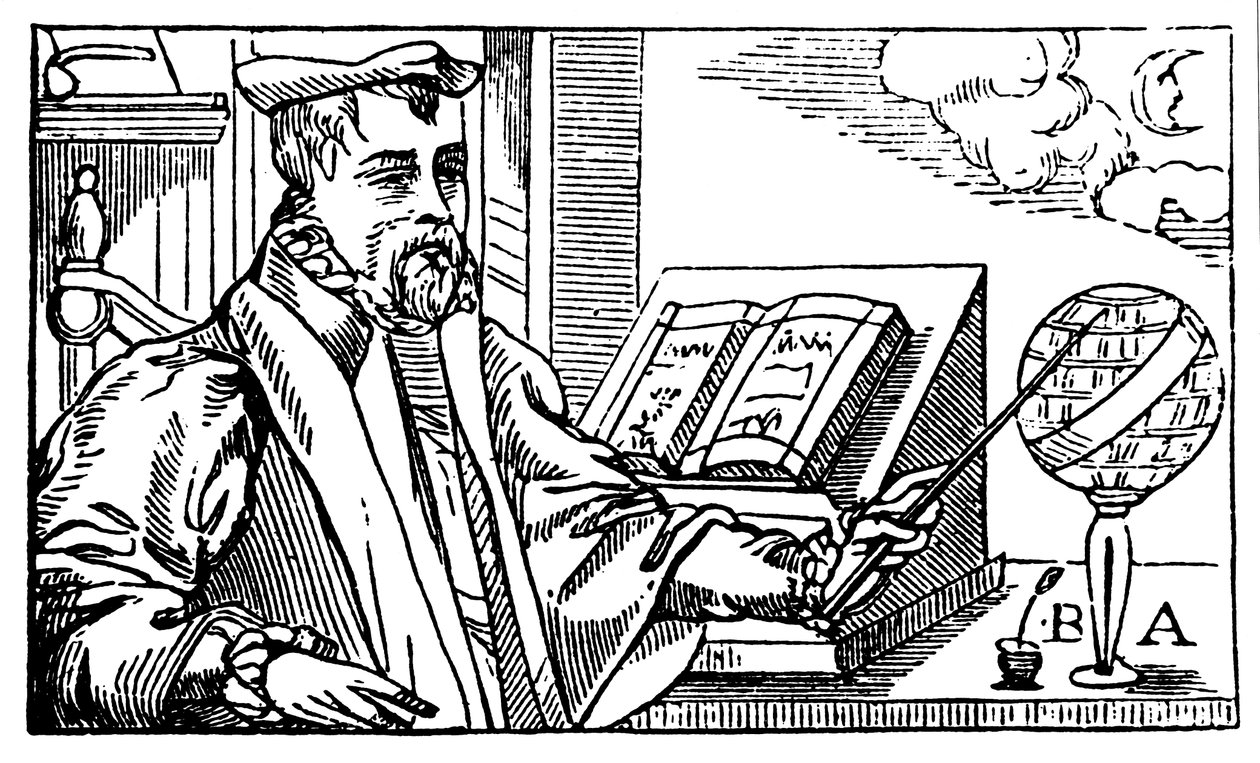 Bernard Abattia, astrolog francuski z XVI wieku, 1572 autorstwa Unbekannt
