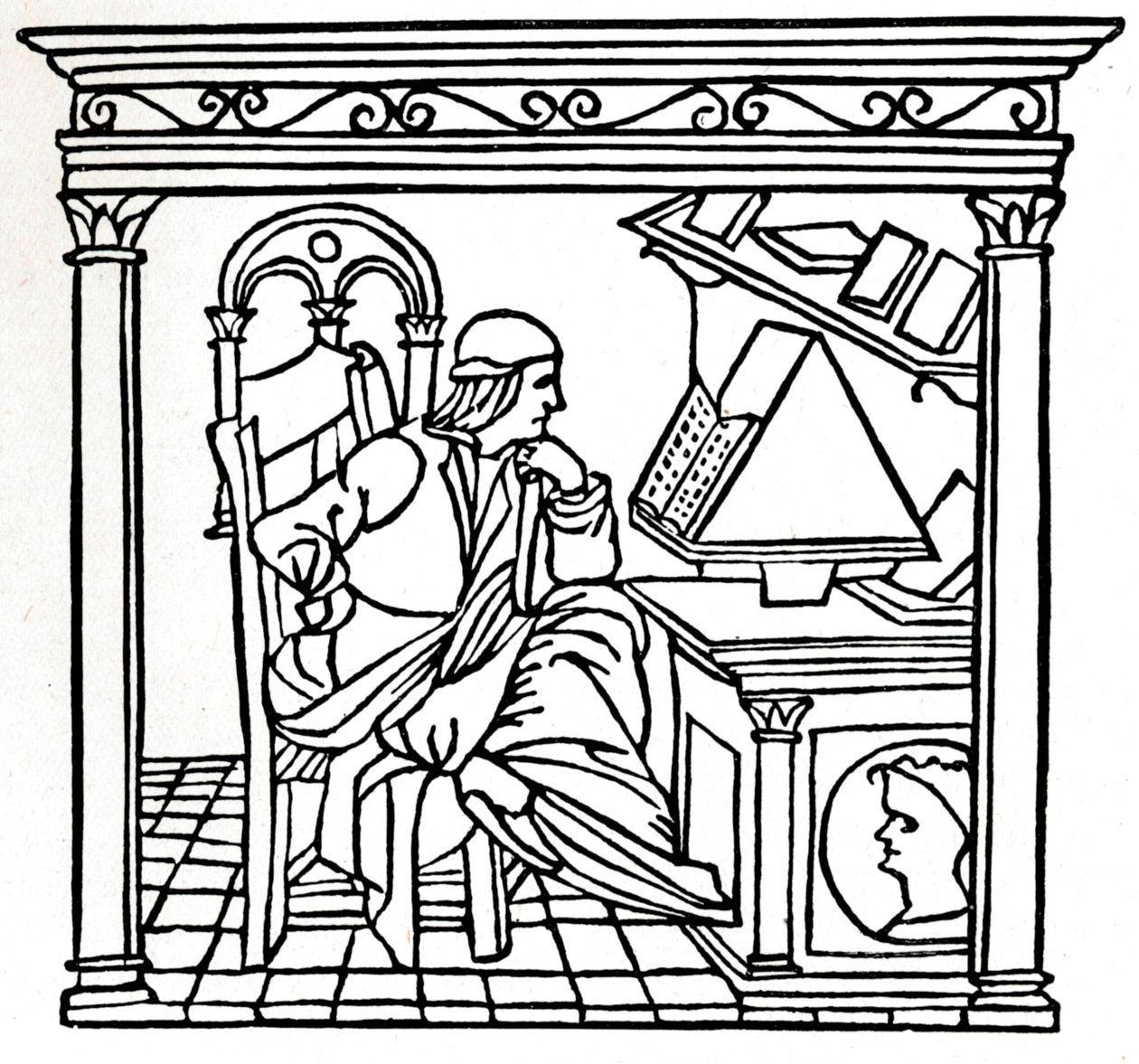 Bernardo Bellincioni 1452-1492, włoski poeta, 1493, 1917 autorstwa Unbekannt