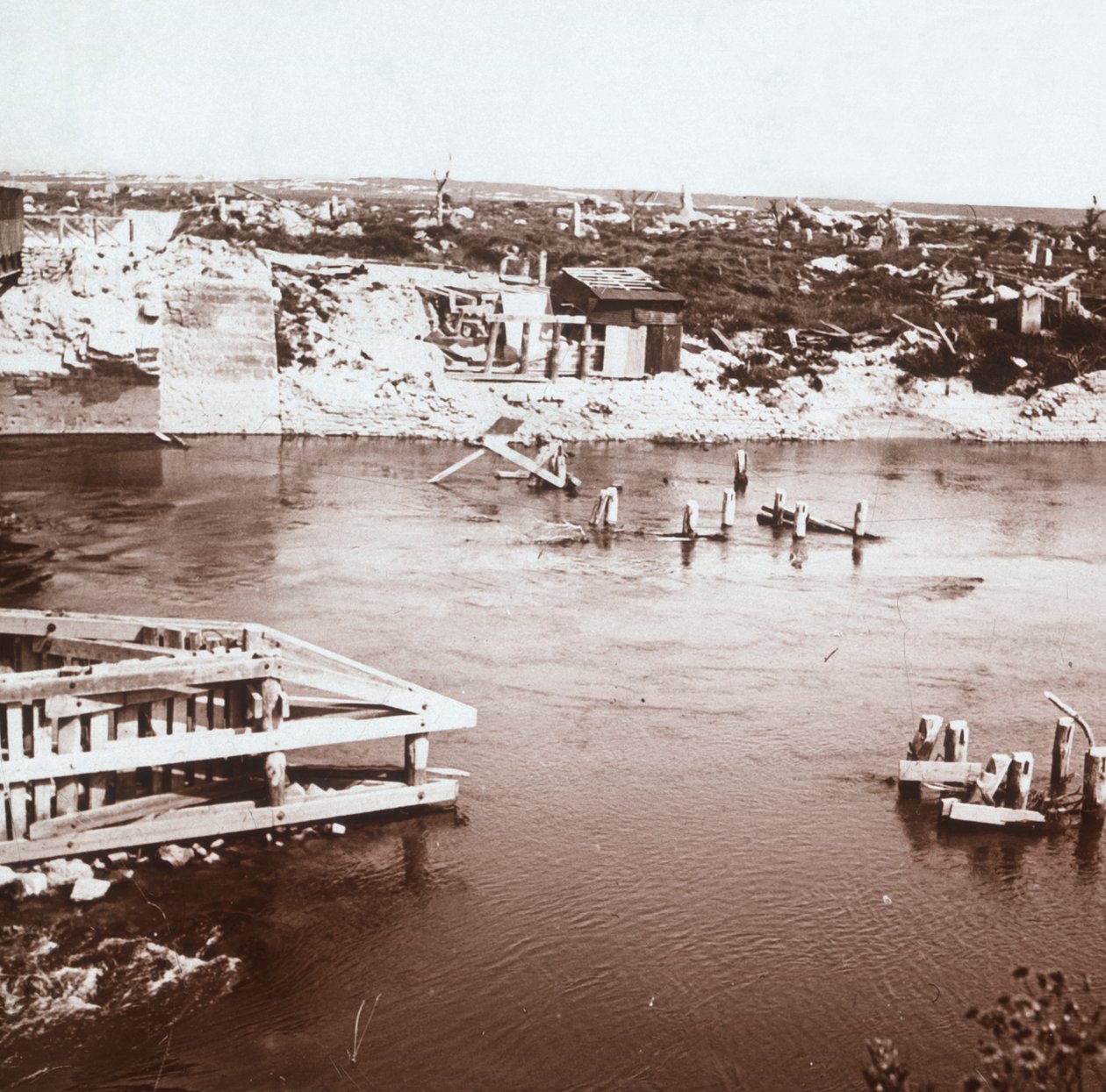 Berry-au-Bac, północna Francja, c1914-c1918 autorstwa Unbekannt