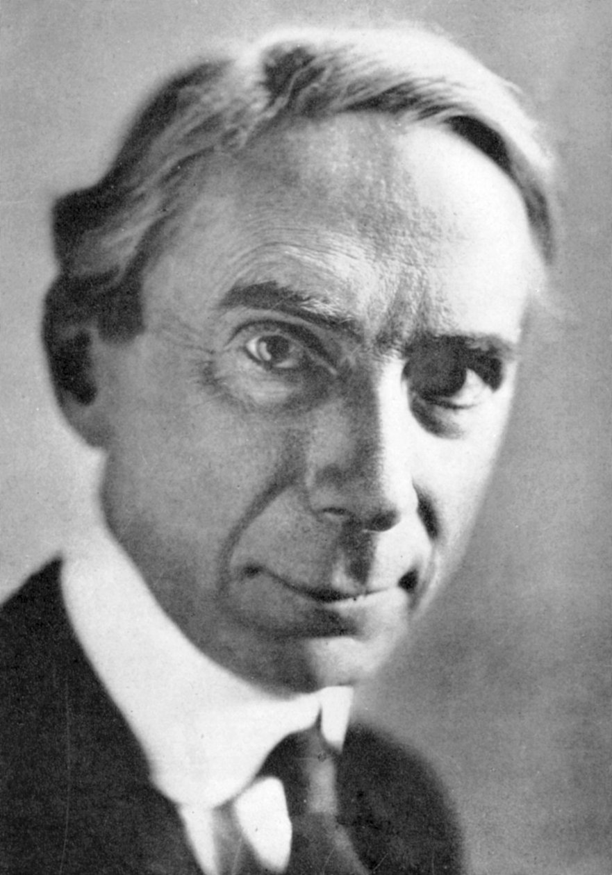 Bertrand Arthur William Russell 1872-1970, brytyjski filozof i matematyk autorstwa Unbekannt