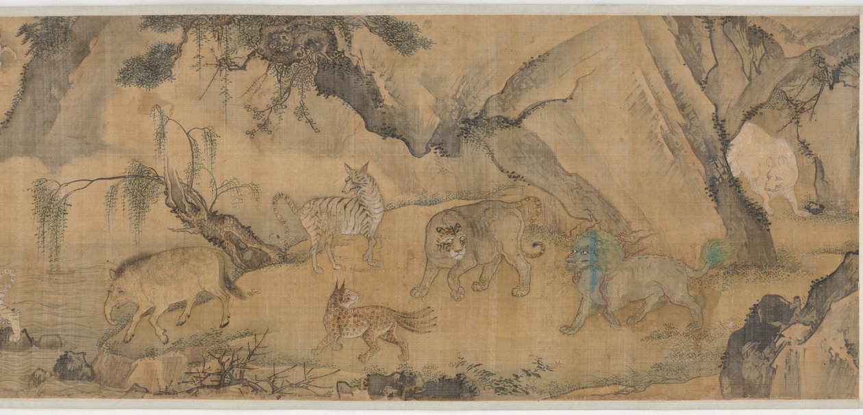 Bestiariusz prawdziwych i wyimaginowanych zwierząt, dynastia Ming, 1368-1644. autorstwa Unbekannt