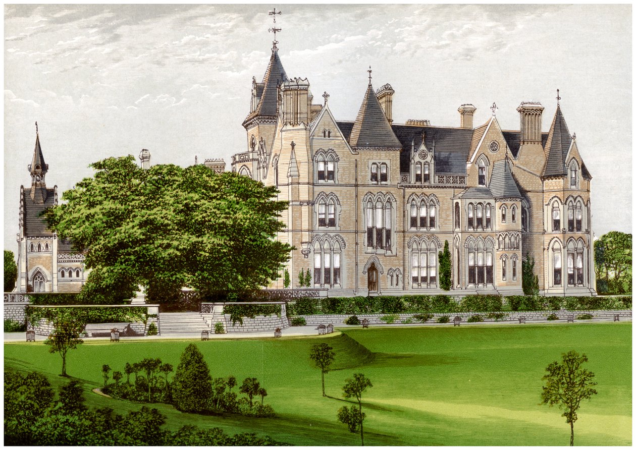 Bestwood Lodge, Nottinghamshire, dom księcia St Albans, ok. 1880 r autorstwa Unbekannt