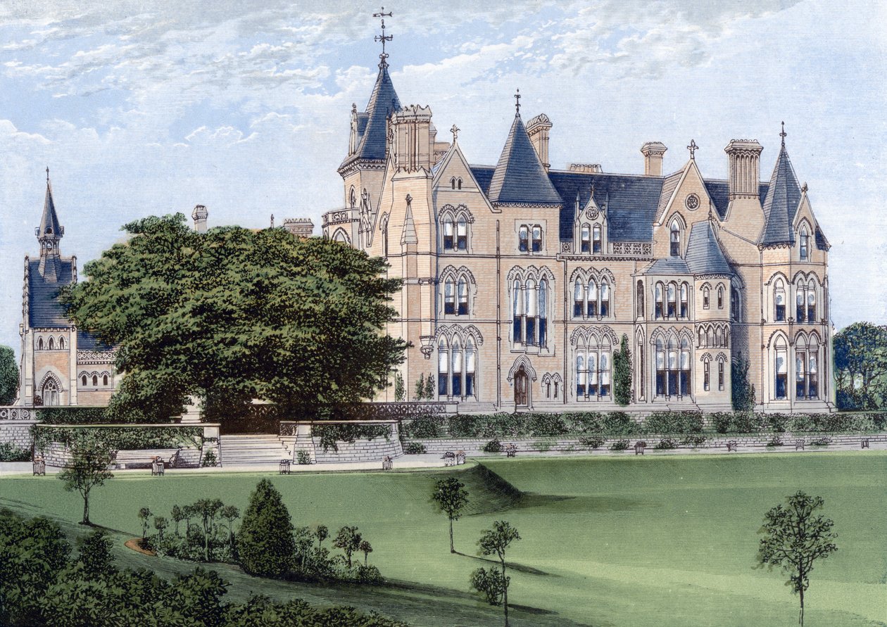 Bestwood Lodge, Nottinghamshire, koniec XIX wieku autorstwa Unbekannt