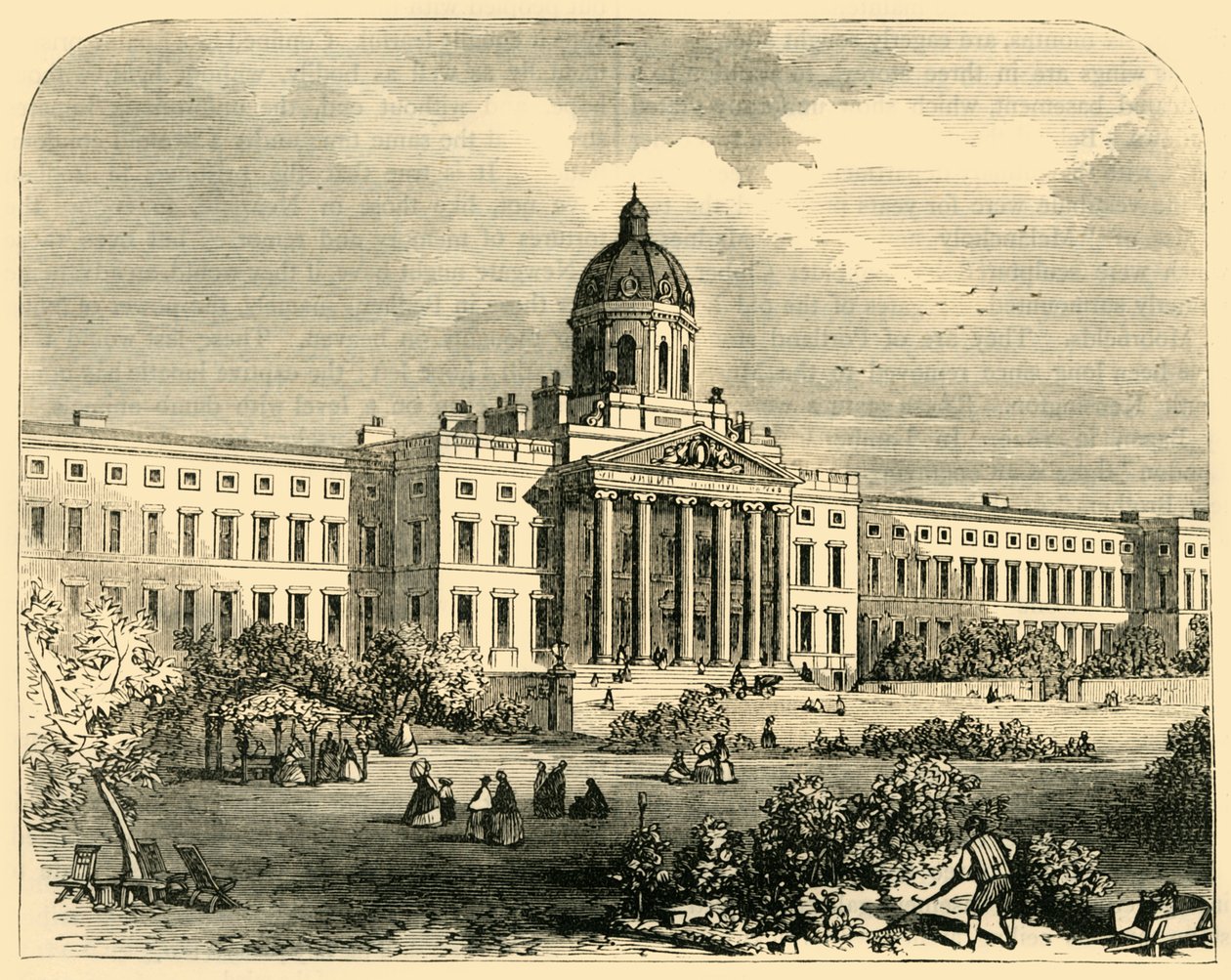 Szpital Betlejemski, ok. 1878 r. autorstwa Unbekannt