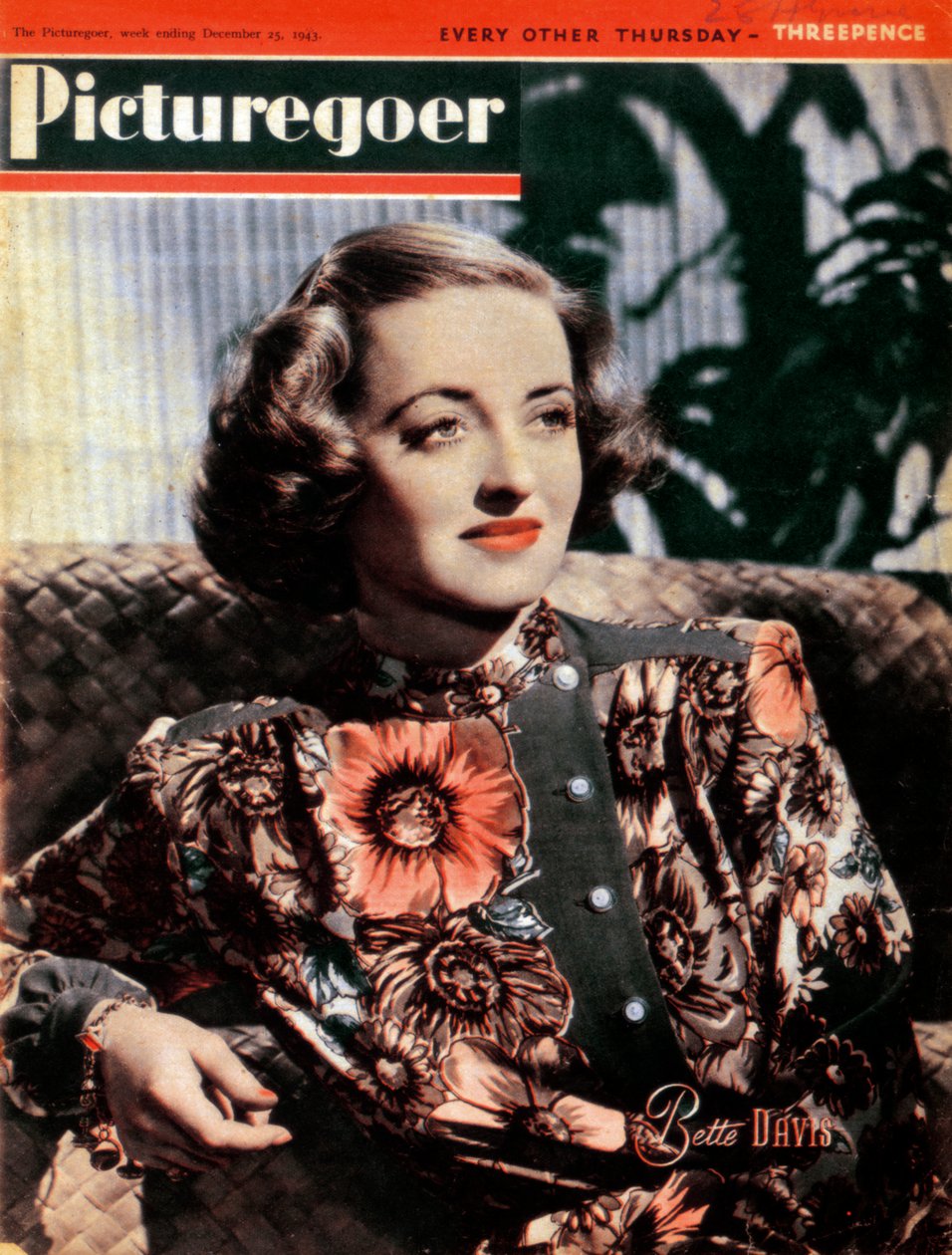 Bette Davis 1908-1989, amerykańska aktorka, 1943 autorstwa Unbekannt
