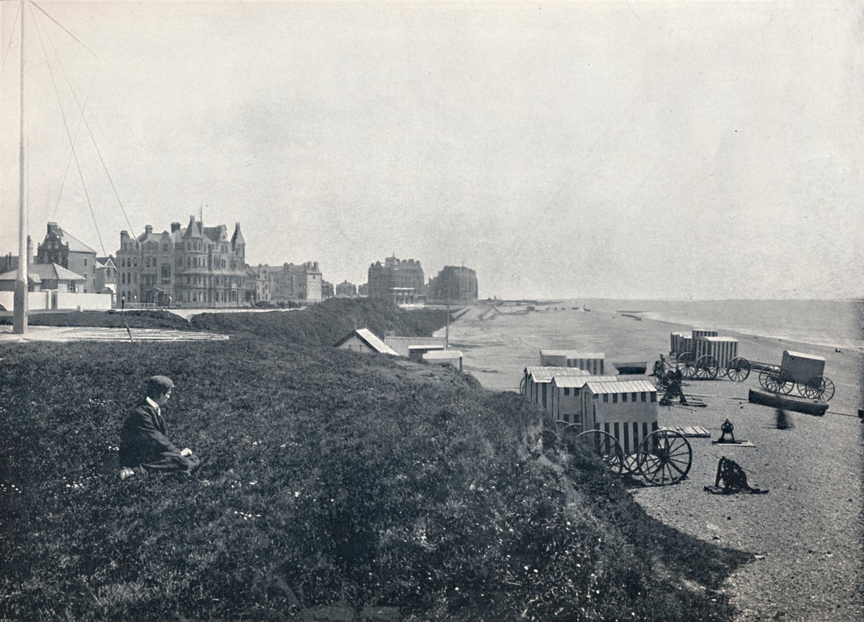 Bexhill - Hotele i plaża, 1895 autorstwa Unbekannt