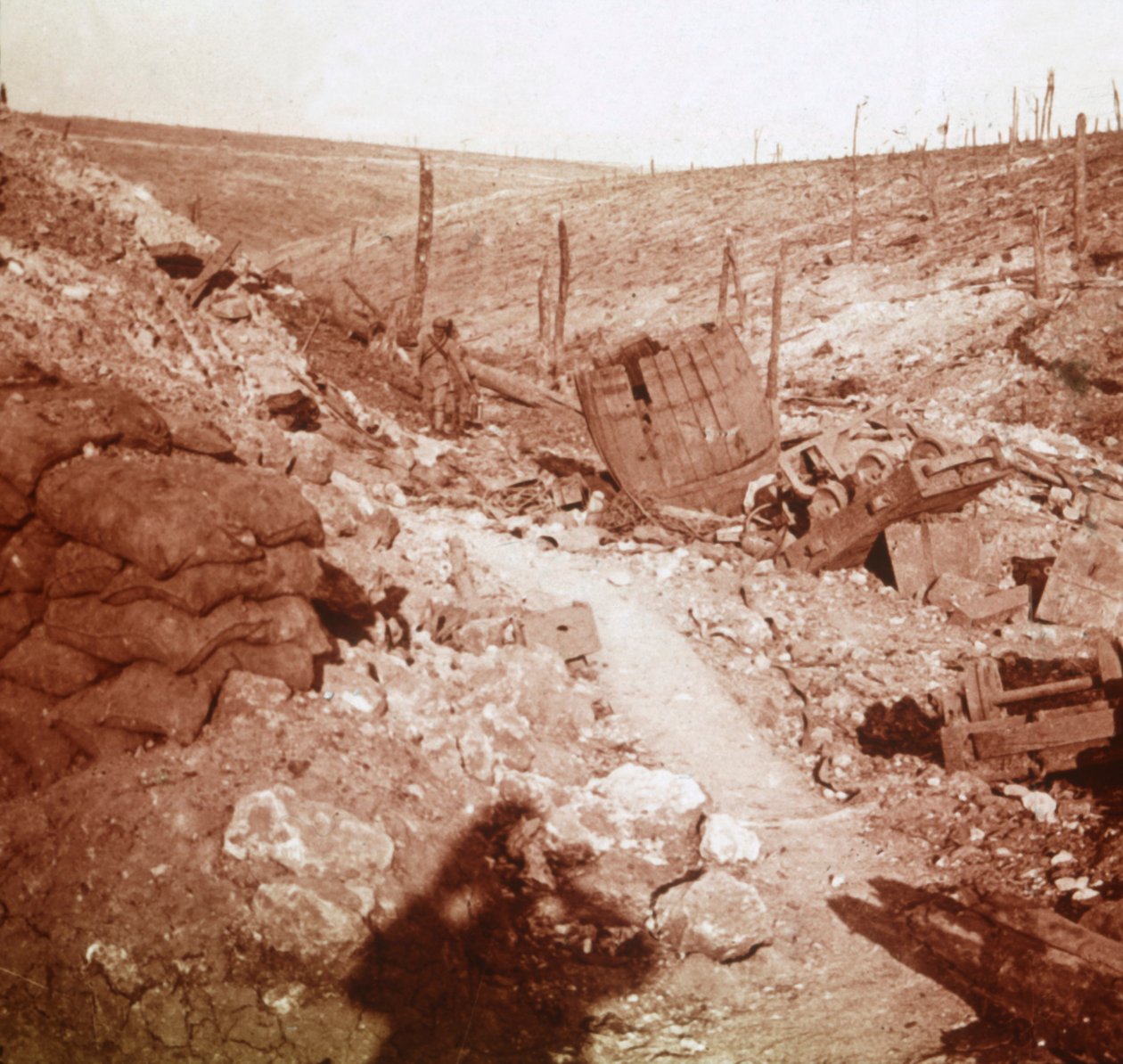 Bezonvaux, Verdun, północna Francja, ok. 1914-c1918. autorstwa Unbekannt