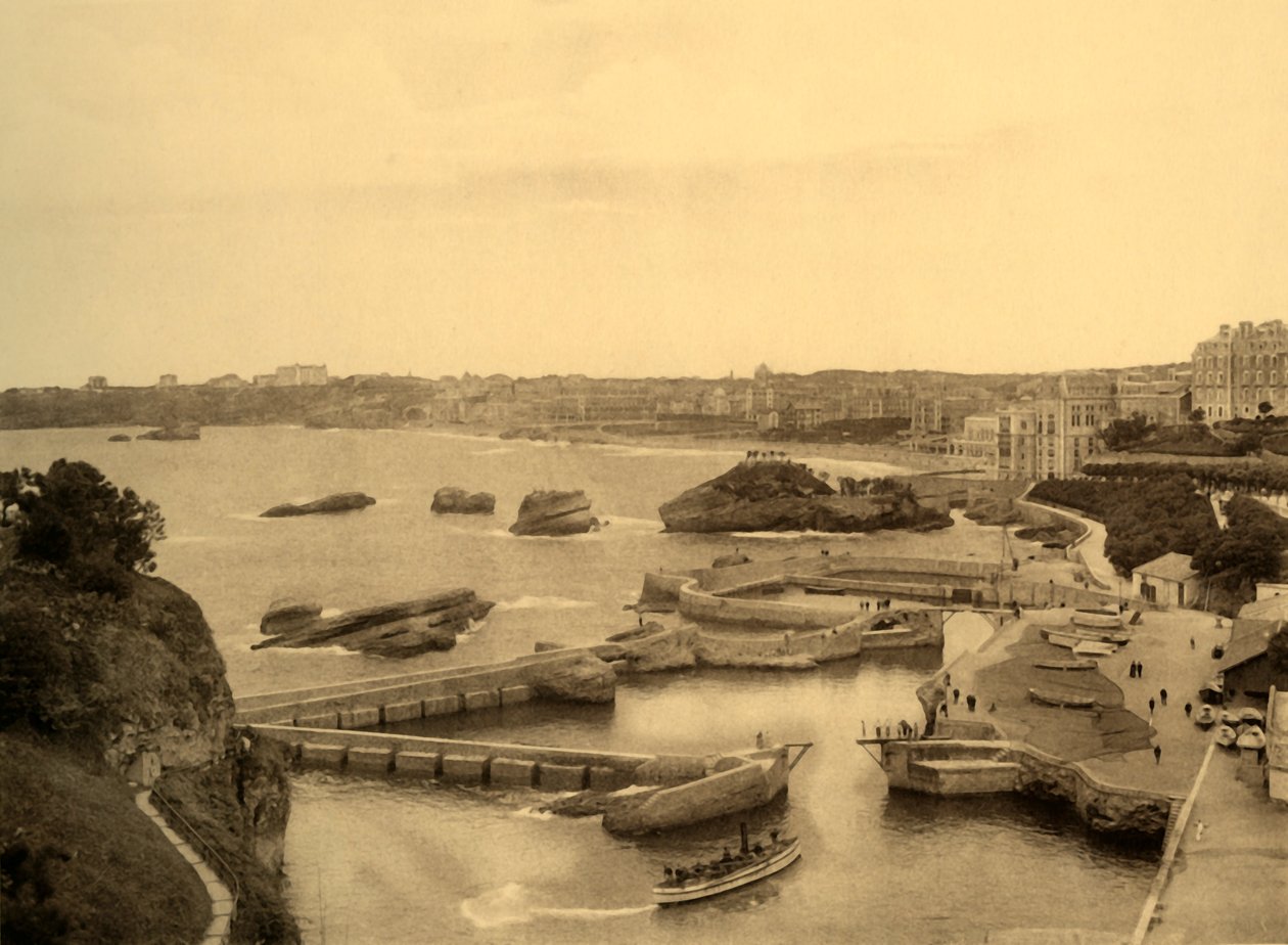 Biarritz - Port Rybacki, ok. 1930. autorstwa Unbekannt