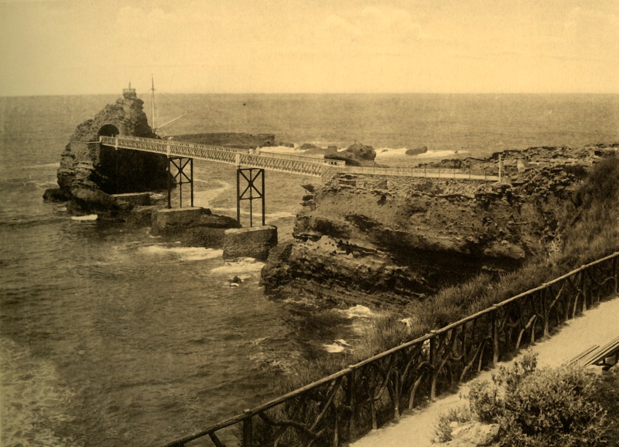 Biarritz - Skała Dziewicy, ok. 1930. autorstwa Unbekannt