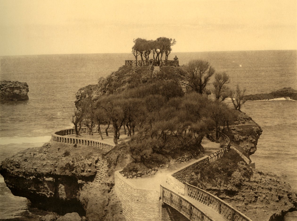 Biarritz - Skała Basta, ok. 1930. autorstwa Unbekannt