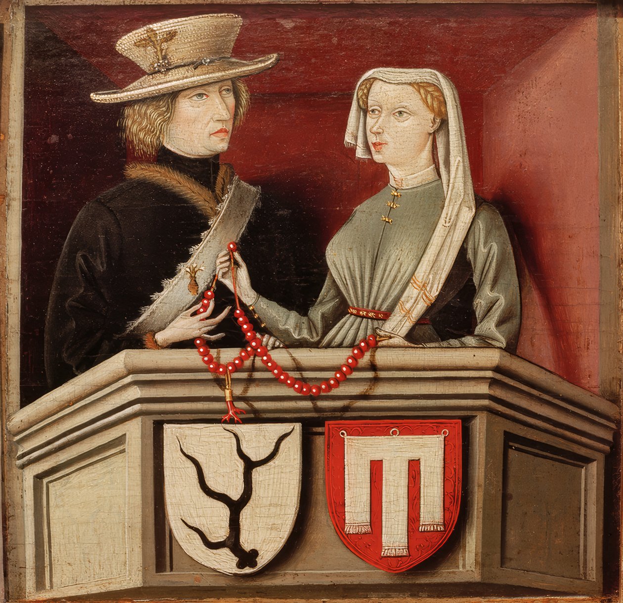 Portret pary Wilhelm IV Hrabia Schenk von Schenkens autorstwa Unbekannt