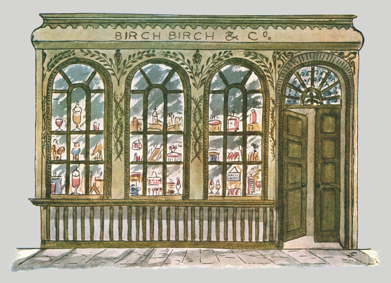 Front sklepu Birchs, City of London, 1928. autorstwa Unbekannt
