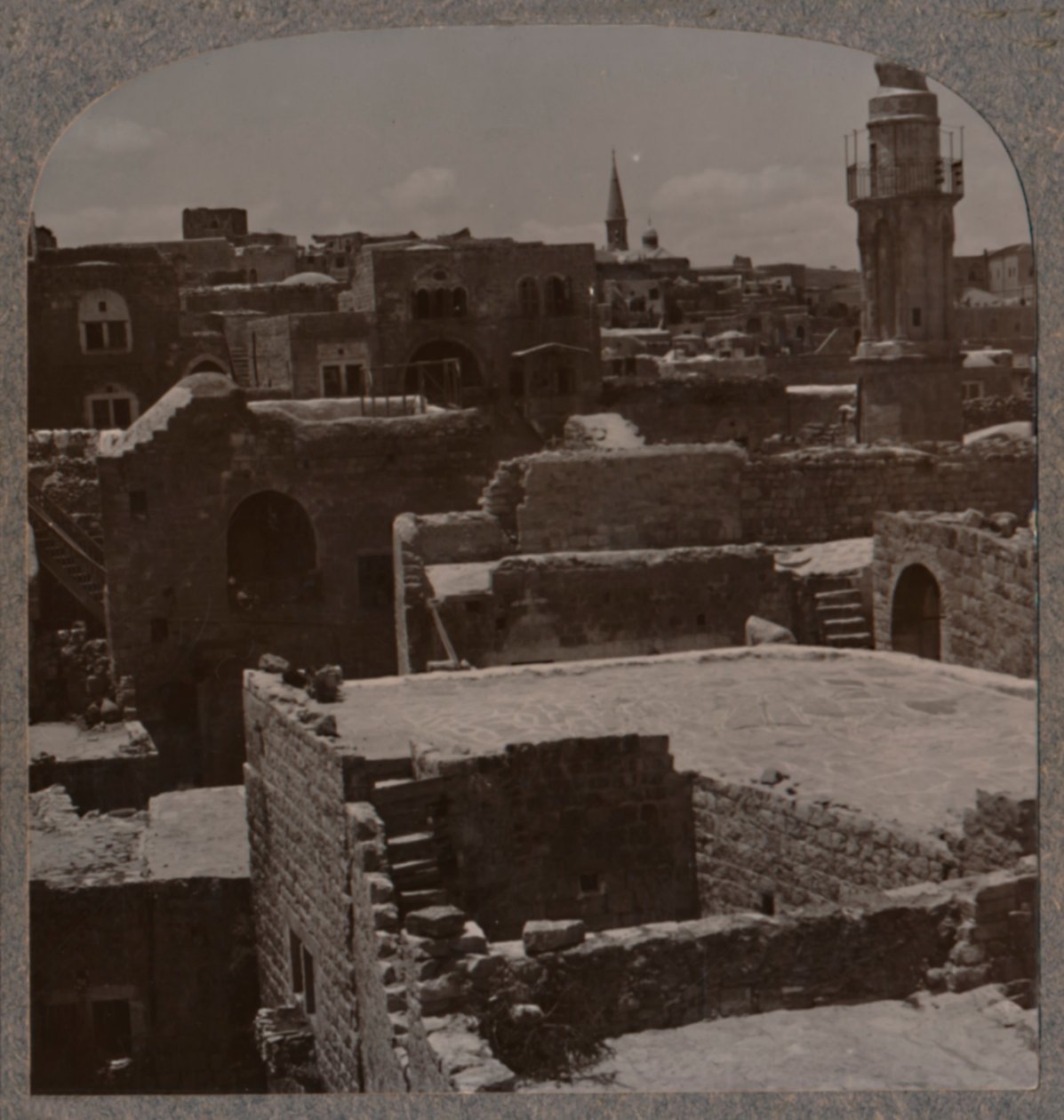 Lydda z lotu ptaka, ok. 1900 r. autorstwa Unbekannt