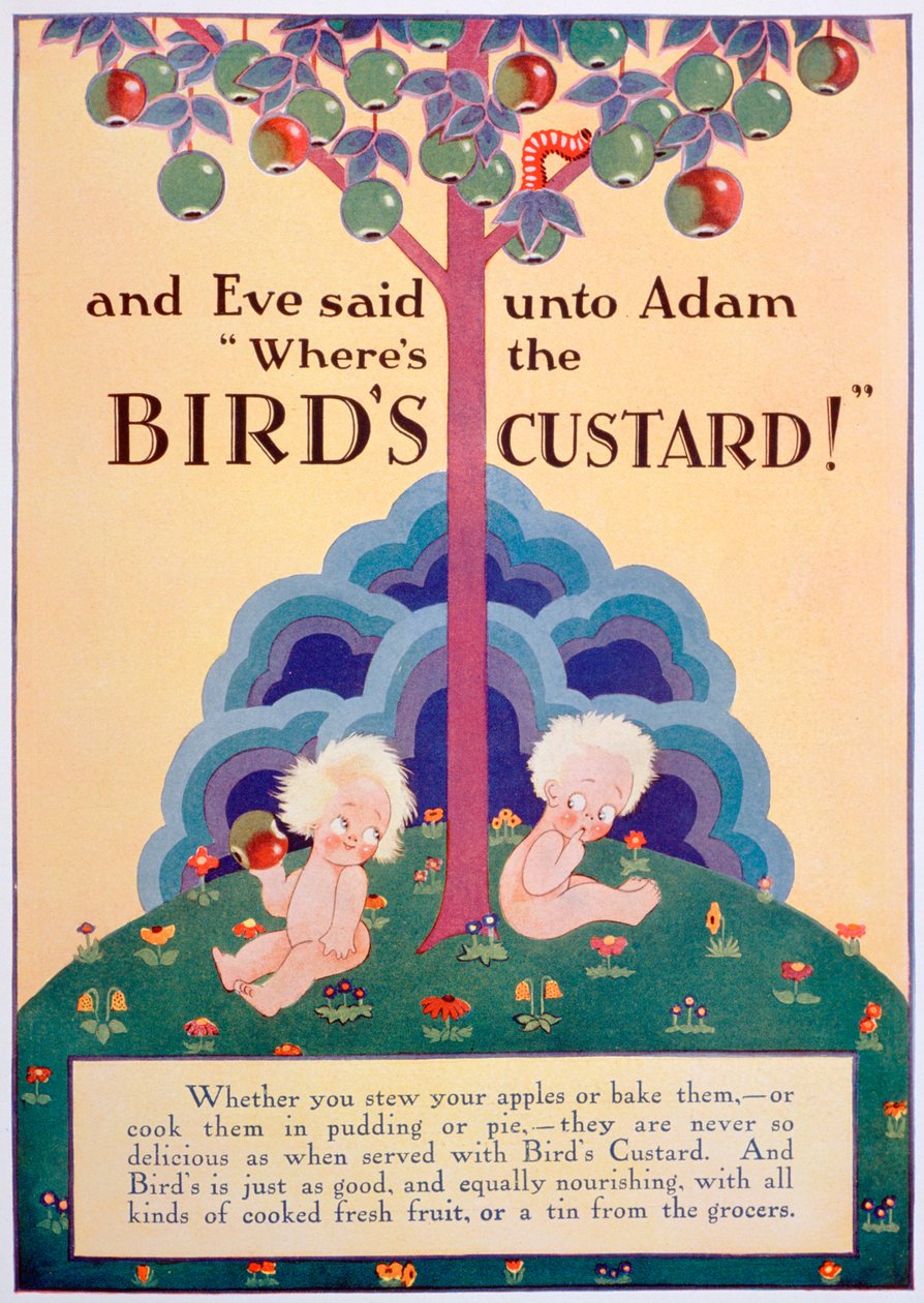 Reklama Birds Custard, 1928 autorstwa Unbekannt