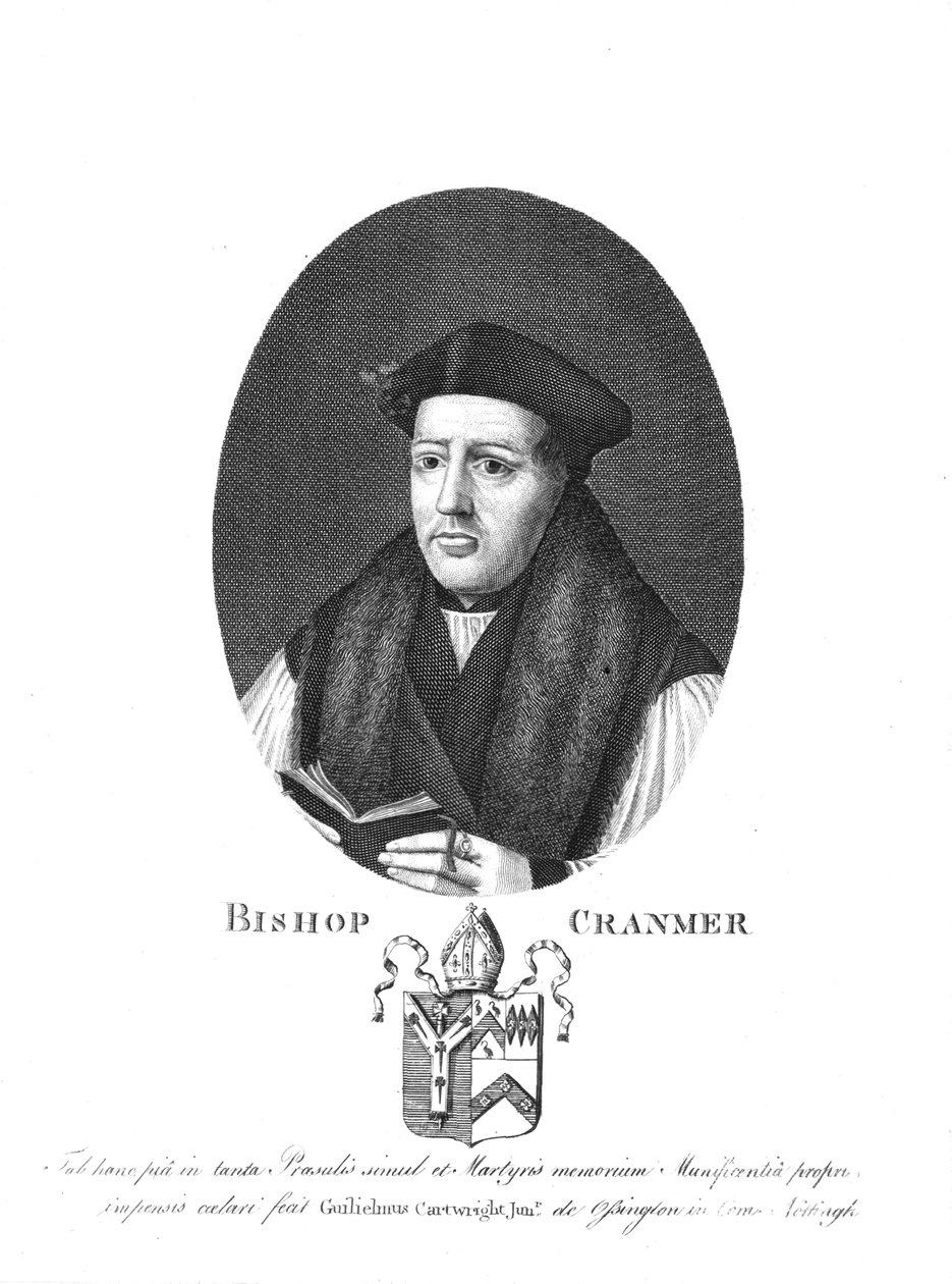 Biskup Cranmer, XVIII wiek autorstwa Unbekannt