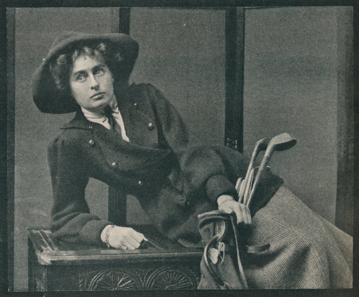 Czarna czapka, c1910 autorstwa Unbekannt