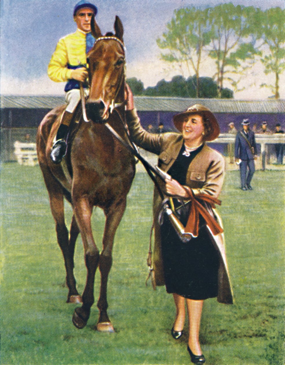 Black Speck, Dżokej: A. Richardson, 1939 autorstwa Unbekannt