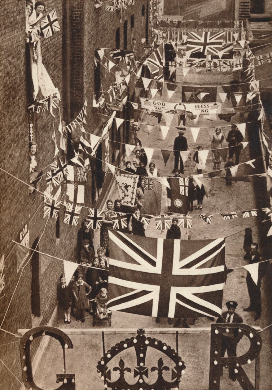Blackfriars, Londyn, odznaczony na koronację króla Jerzego VI, 1937 autorstwa Unbekannt
