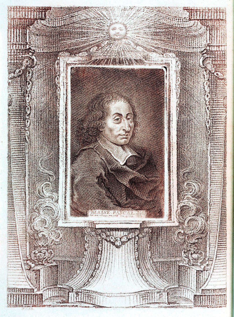Blaise Pascal, francuski matematyk, fizyk i filozof, ok. 1650 autorstwa Unbekannt