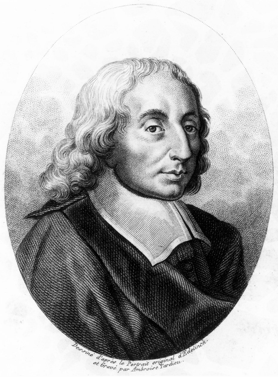 Blaise Pascal, francuski matematyk, fizyk i filozof, ok. 1660 autorstwa Unbekannt