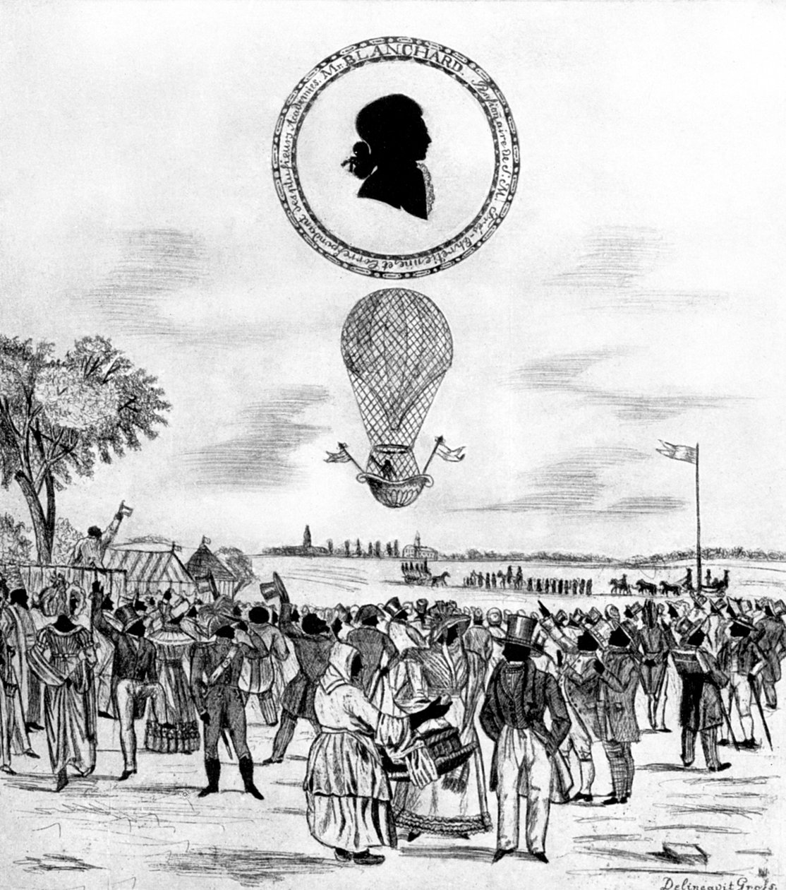 Balon Blanchardsa, 1790 1912 autorstwa Unbekannt