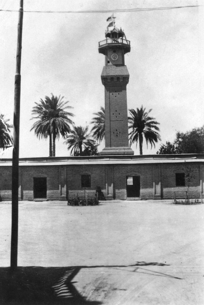 Wieża blokowa, 31. brytyjski szpital ogólny, Bagdad, Mezopotamia, I wojna światowa, 1918 r. autorstwa Unbekannt