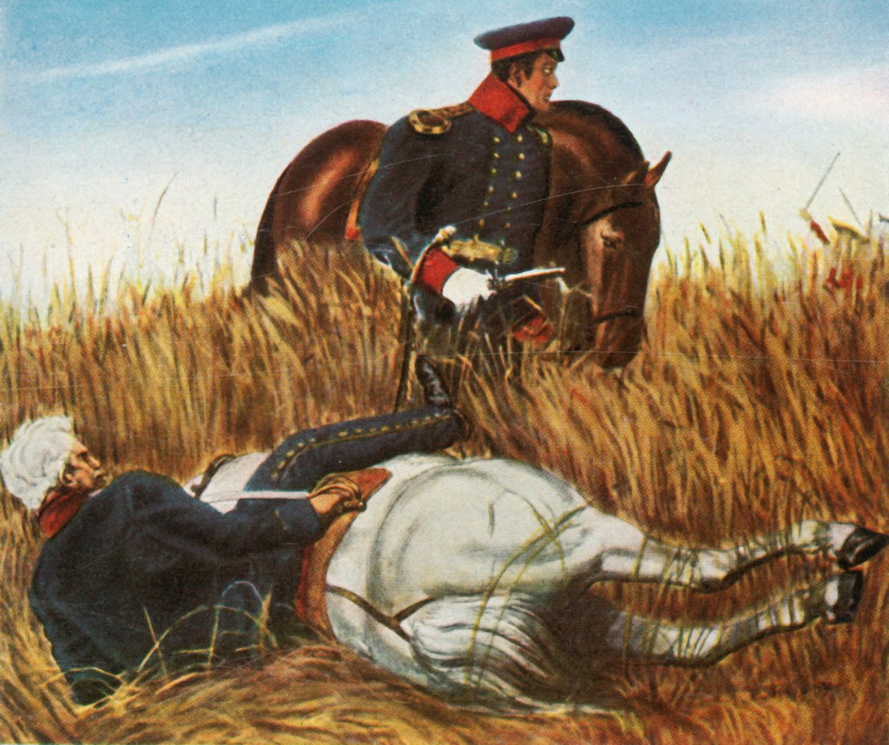 Blücher w bitwie pod Ligny, 16 czerwca 1815, 1936. autorstwa Unbekannt