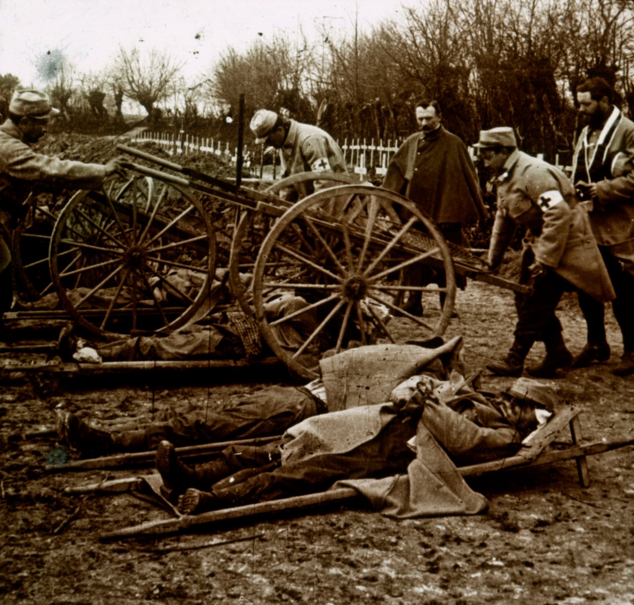 Ciała, Villers-au-Bois, północna Francja, c1914-c1918 autorstwa Unbekannt