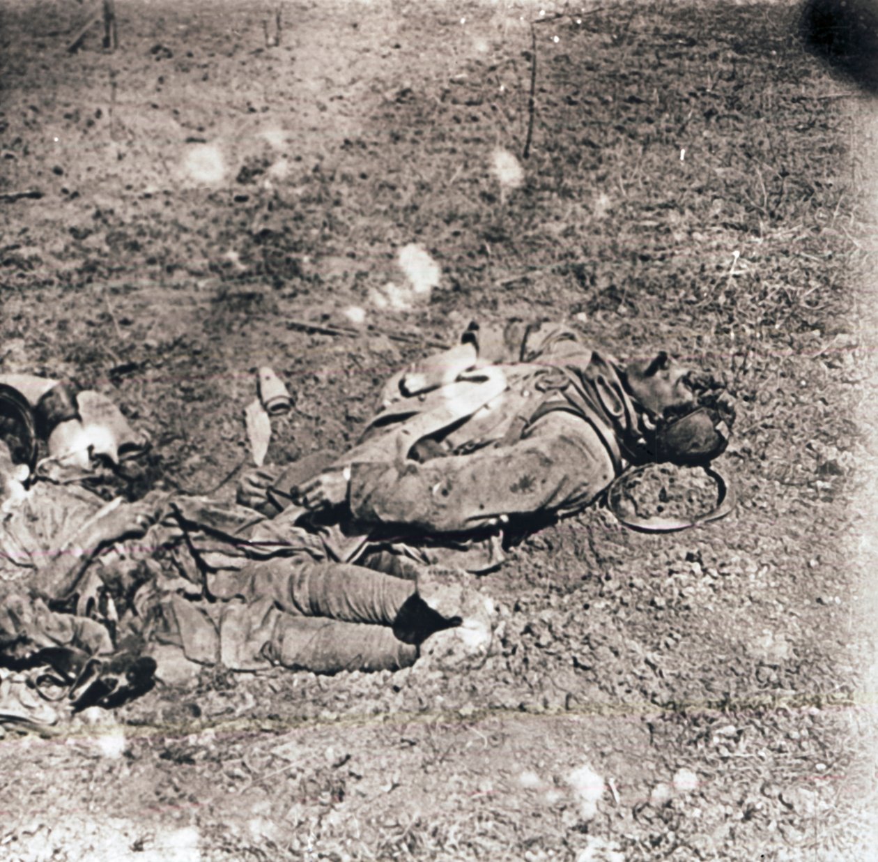 Ciała zmarłych żołnierzy, c1914-c1918 autorstwa Unbekannt