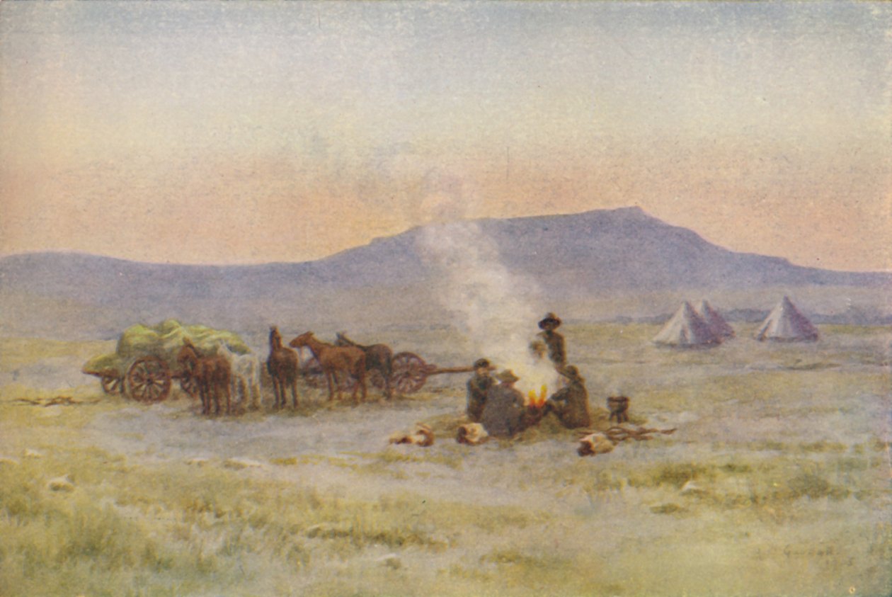 Obóz Burski na Veldt, 1924 autorstwa Unbekannt