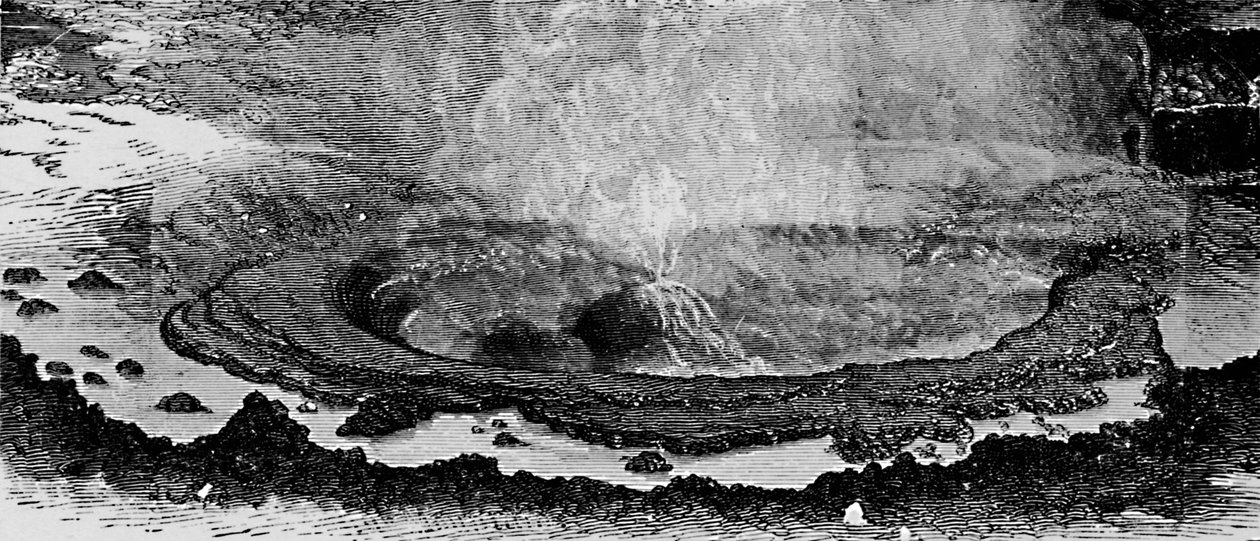 Wrzące źródła siarki, 1883 autorstwa Unbekannt