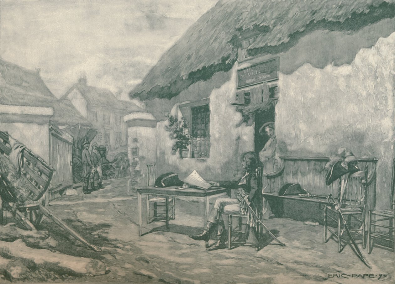 Bonaparte w drodze z Paryża do Nicei, 1896 autorstwa Unbekannt