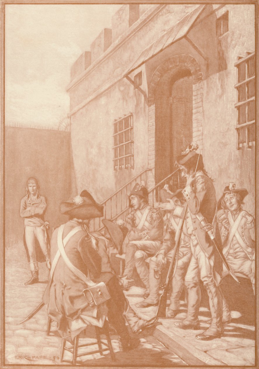 Aresztowany Bonaparte, sierpień 1794, 1896 autorstwa Unbekannt