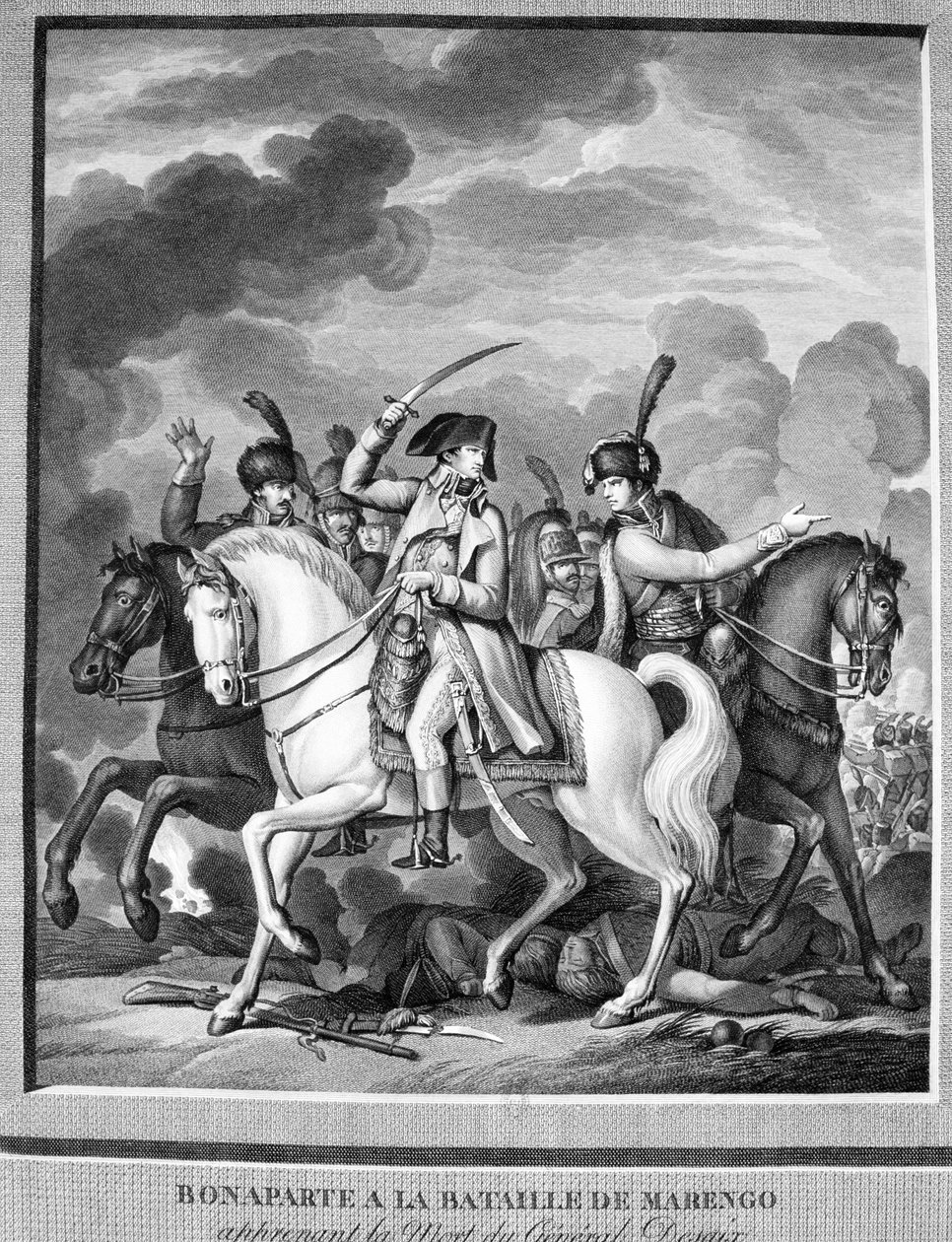 Bonaparte w bitwie pod Marengo, 14 czerwca 1800 r autorstwa Unbekannt